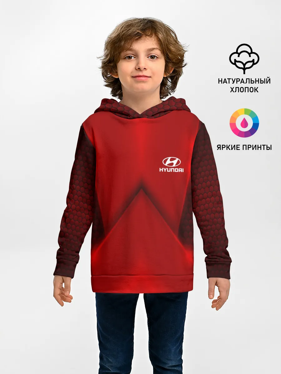 Детское худи / Hyundai car sport RED