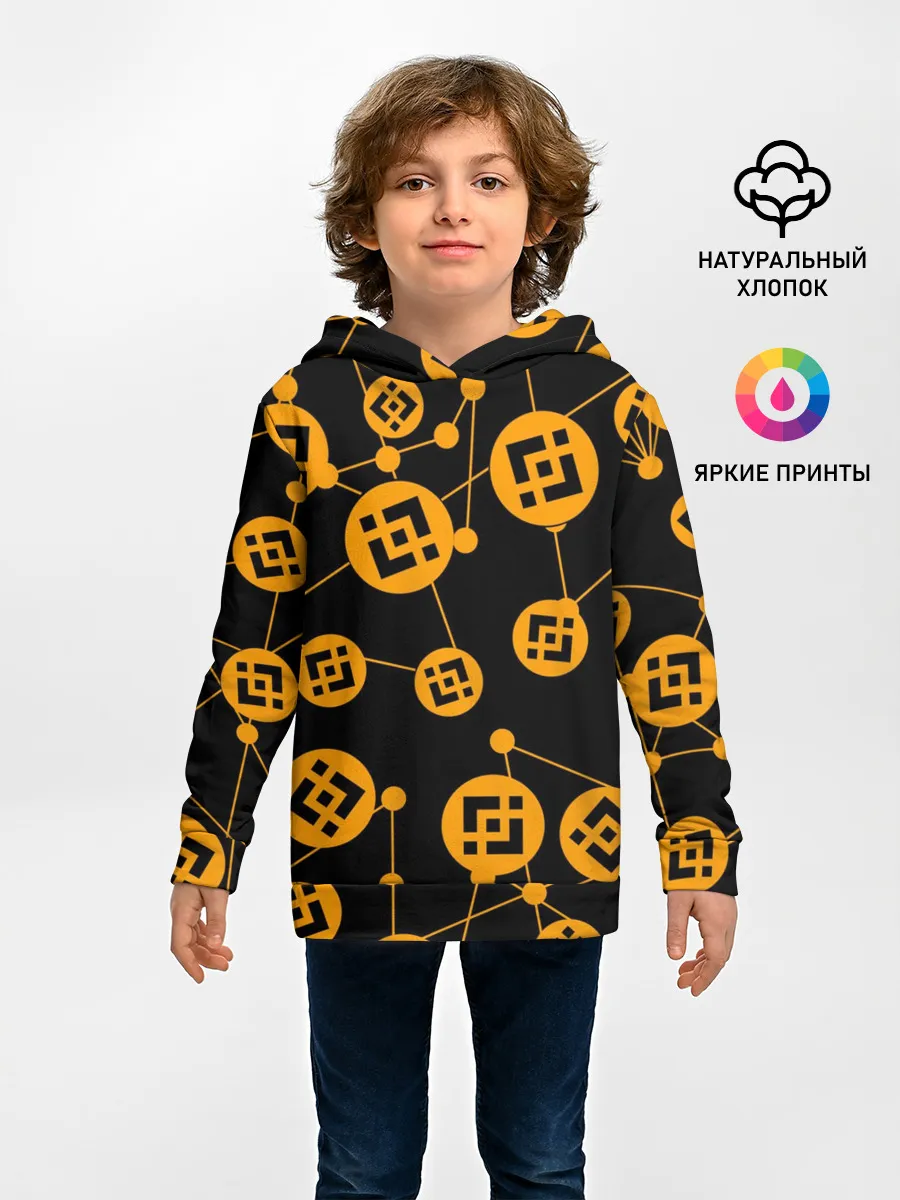 Детское худи / BINANCE / БИНАНС / УЗОР