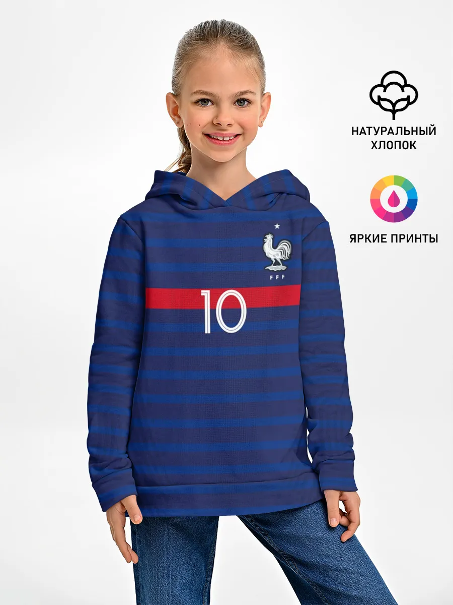 Детское худи / Mbappe home EURO 2020