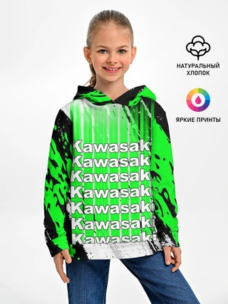 Детское худи / KAWASAKI / КАВАСАКИ / SPORT