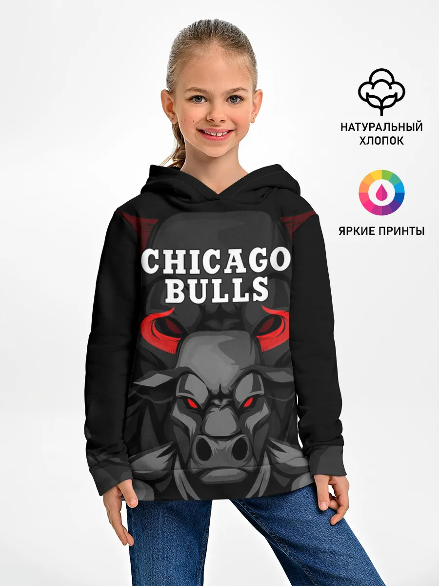 Детское худи / CHICAGO BULLS ЯРОСТНЫЙ БЫК