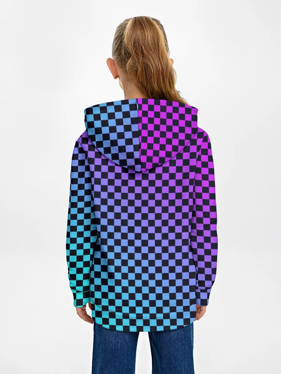 Детское худи / Checkerboard gradient