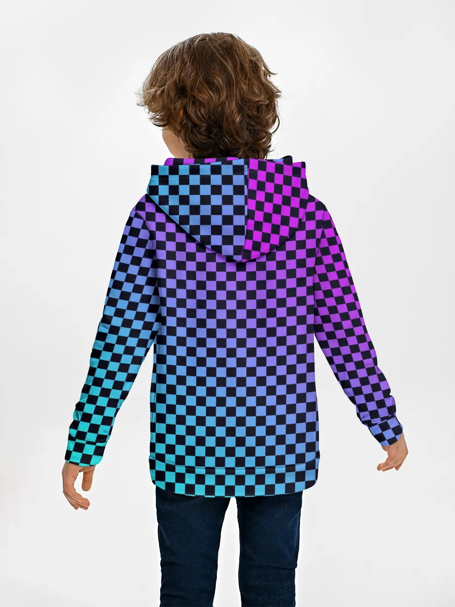 Детское худи / Checkerboard gradient