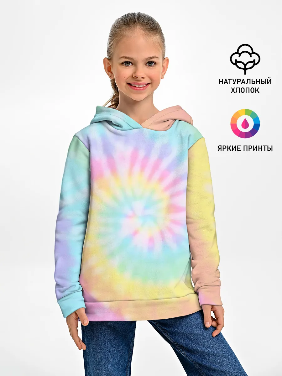 Детское худи / Pastel Tie Dye