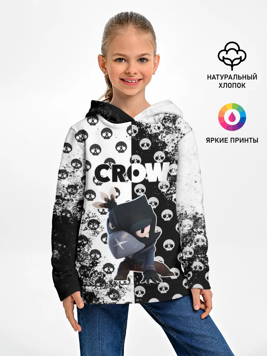 Детское худи / Brawl Stars CROW