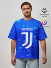 Мужская футболка оверсайз / Juventus space collection