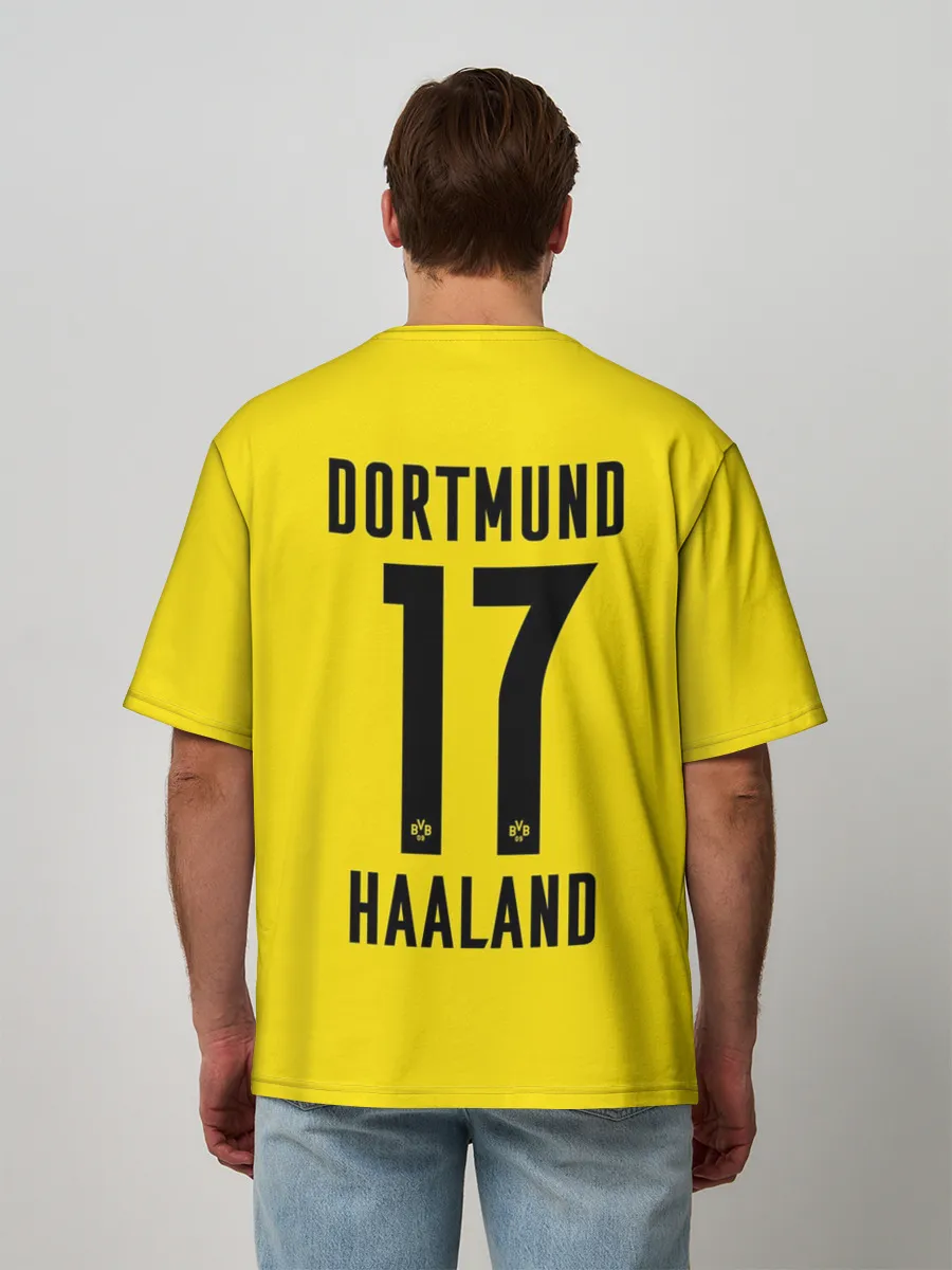 Мужская футболка оверсайз / HAALAND Borussia Dortmund