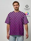 Мужская футболка оверсайз / Checkerboard Color