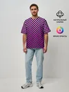 Мужская футболка оверсайз / Checkerboard Color