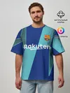 Мужская футболка оверсайз / Barcelona PreMatch kit