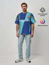 Мужская футболка оверсайз / Barcelona PreMatch kit