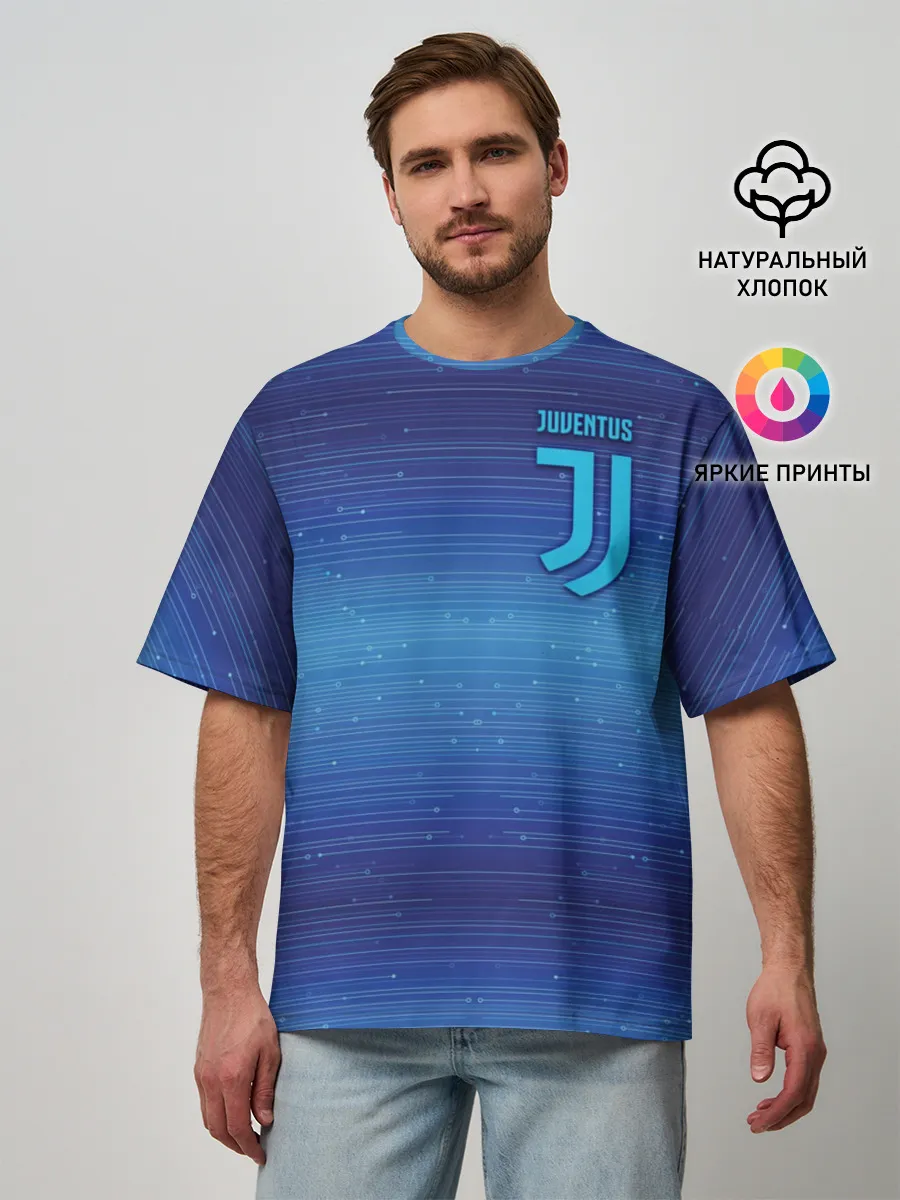 Мужская футболка оверсайз / Juventus new uniform