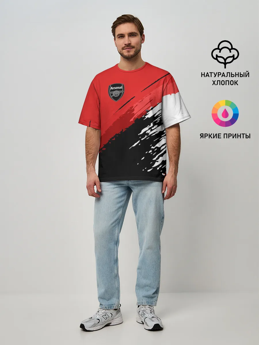 Мужская футболка оверсайз / Arsenal 2018 Original