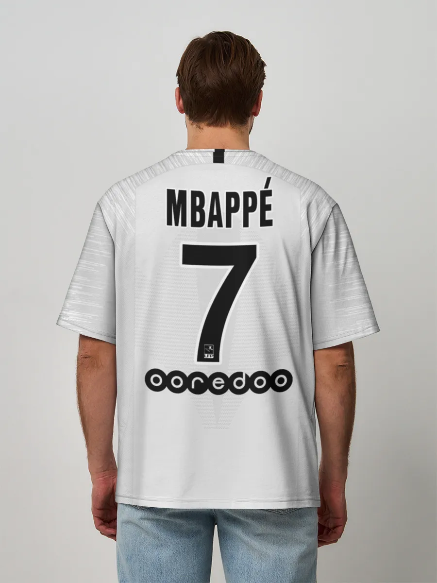 Мужская футболка оверсайз / Mbappe away 18-19