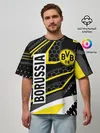 Мужская футболка оверсайз / ФК БОРУССИЯ / FC BORUSSIA