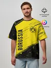 Мужская футболка оверсайз / BORUSSIA / Боруссия