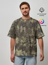 Мужская футболка оверсайз / Камуфляж Prym1 Woodlands Camo