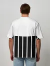 Мужская футболка оверсайз / Juventus | Tee Black and White (2021/22)