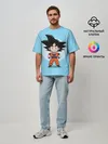 Мужская футболка оверсайз / Sweet Goku