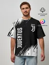 Мужская футболка оверсайз / JUVENTUS / ЮВЕНТУС