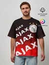 Мужская футболка оверсайз / FC AJAX AMSTERDAM / ФК АЯКС