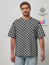 Мужская футболка оверсайз / Checkerboard Color