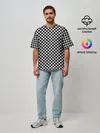 Мужская футболка оверсайз / Checkerboard Color