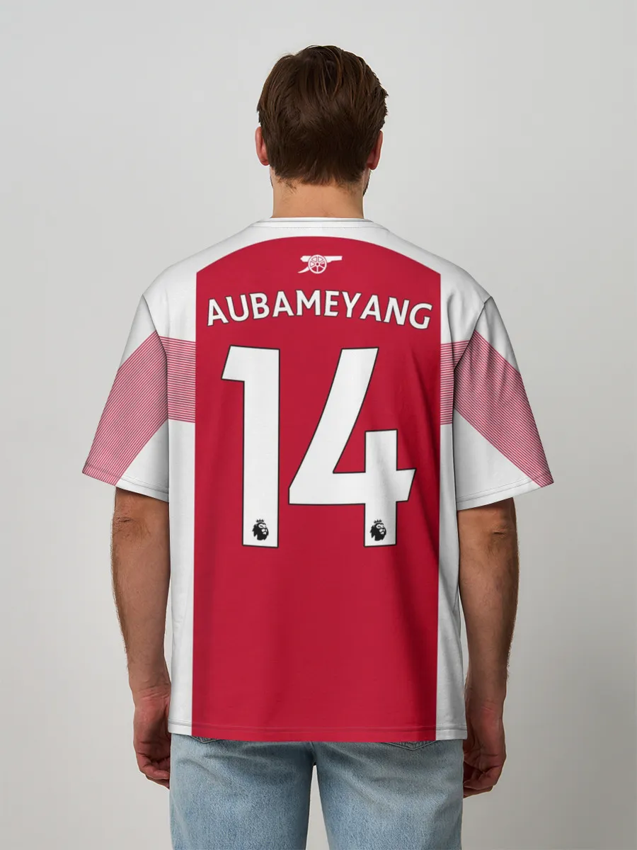 Мужская футболка оверсайз / Aubameyang home 18-19