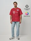 Мужская футболка оверсайз / Bayern home 18-19