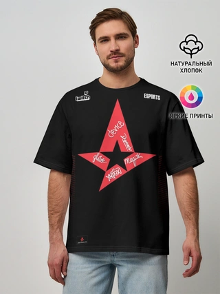 Мужская футболка оверсайз / Astralis (Jersey 2019)