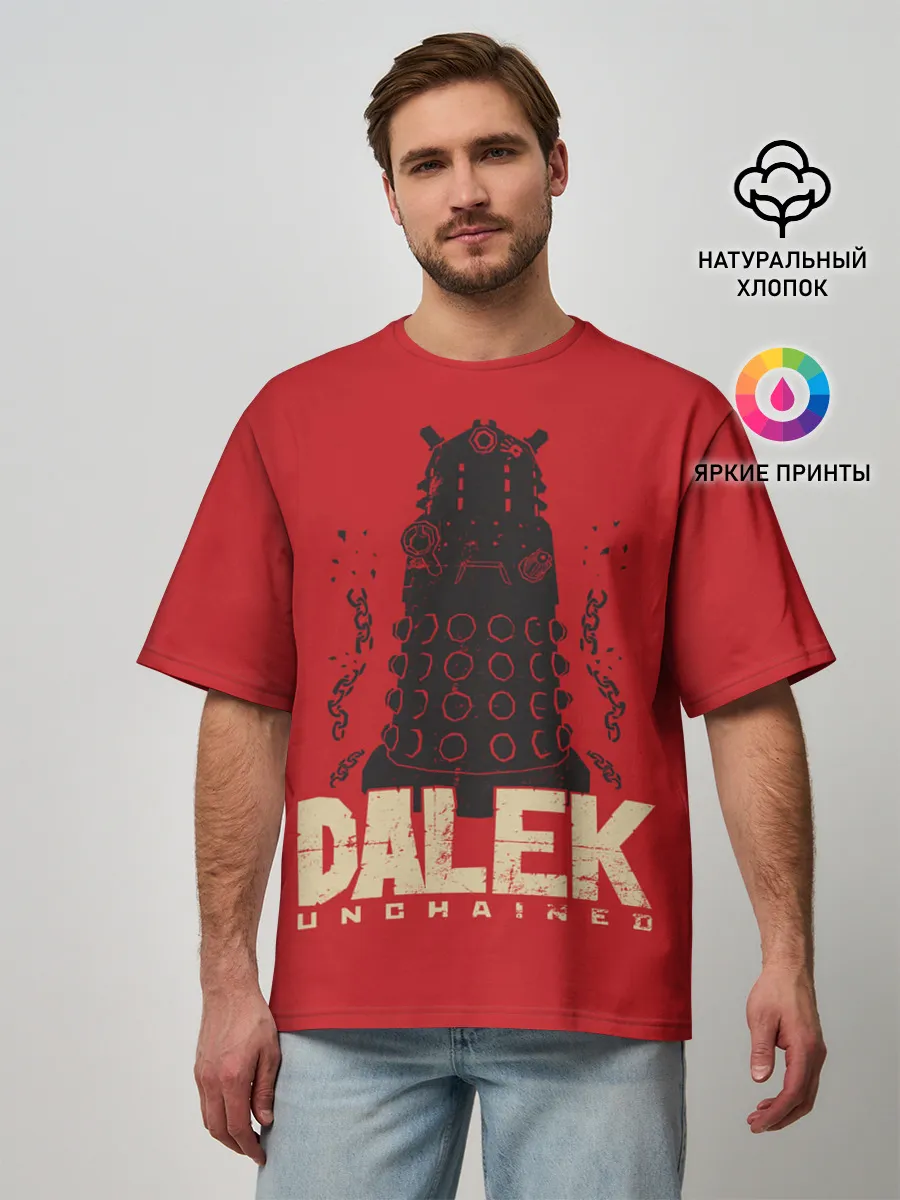 Мужская футболка оверсайз / Dalek