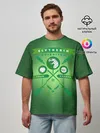 Мужская футболка оверсайз / Slytherin Quidditch Team