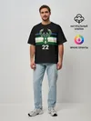 Мужская футболка оверсайз / Milwaukee Bucks форма. Крис Миддлтон