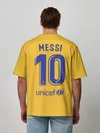 Мужская футболка оверсайз / Messi 4-th kit 19-20