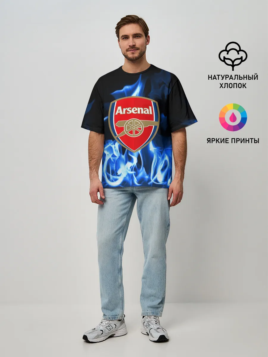 Мужская футболка оверсайз / ARSENAL