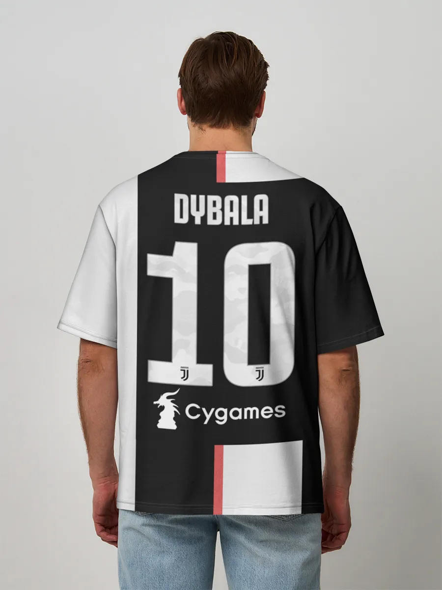 Мужская футболка оверсайз / Dybala home 19-20