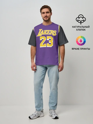 Мужская футболка оверсайз / James LA Lakers 2019