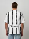 Мужская футболка оверсайз / Juventus | Home Authentic style (2021/22)