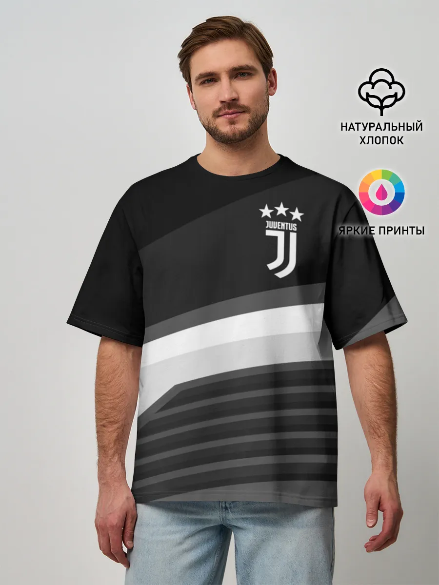 Мужская футболка оверсайз / Juventus