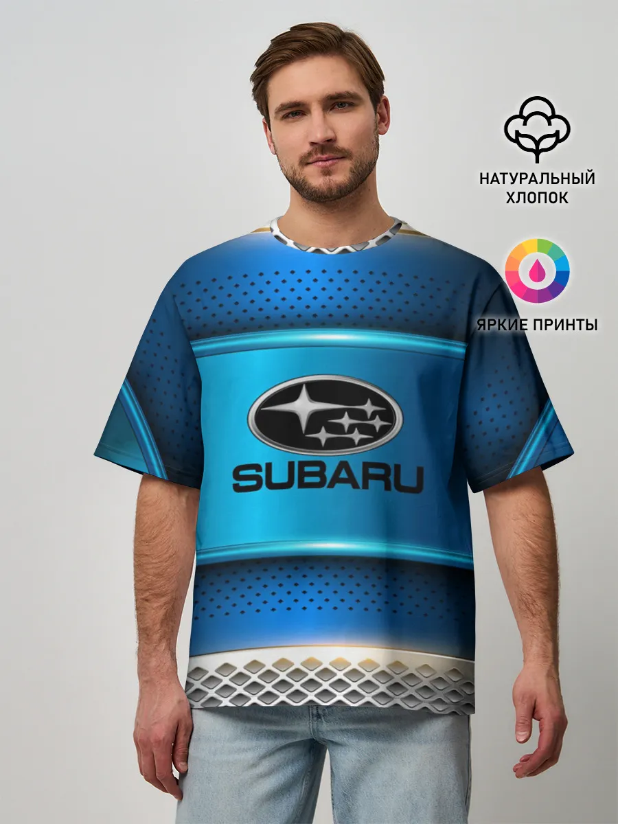 Мужская футболка оверсайз / SUBARU sport collection