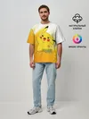 Мужская футболка оверсайз / Pikachu Pika Pika