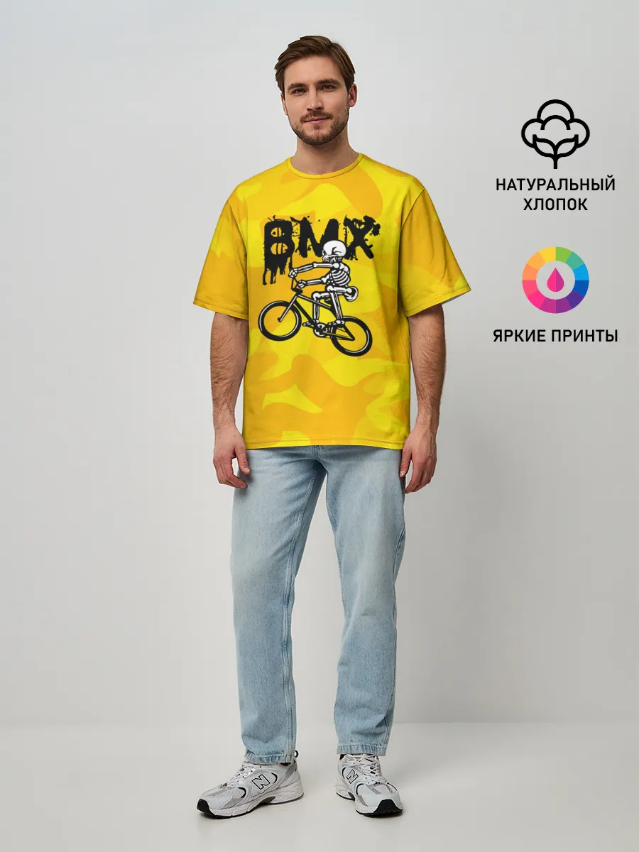 Мужская футболка оверсайз / BMX