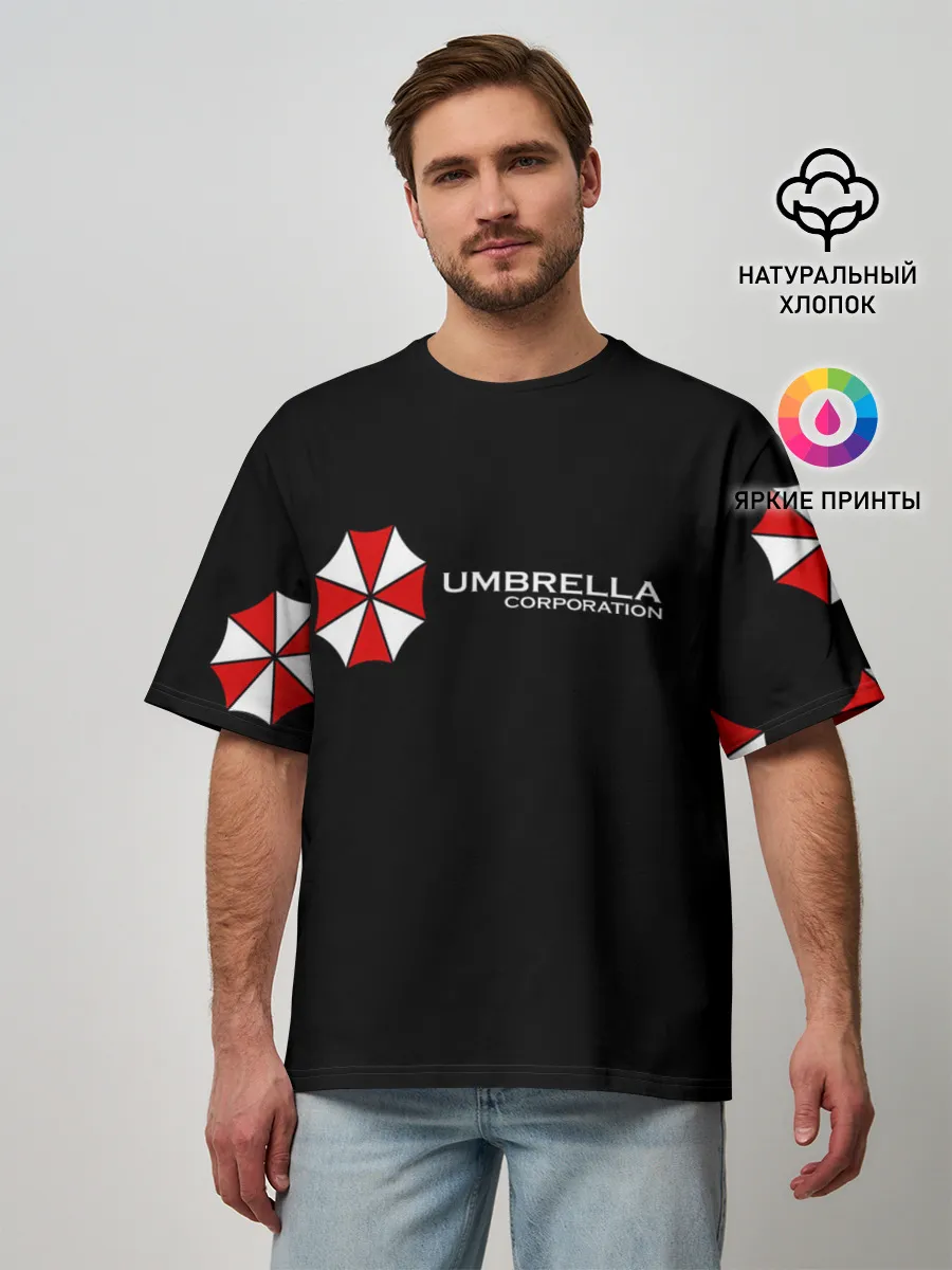 Мужская футболка оверсайз / Umbrella Corporation