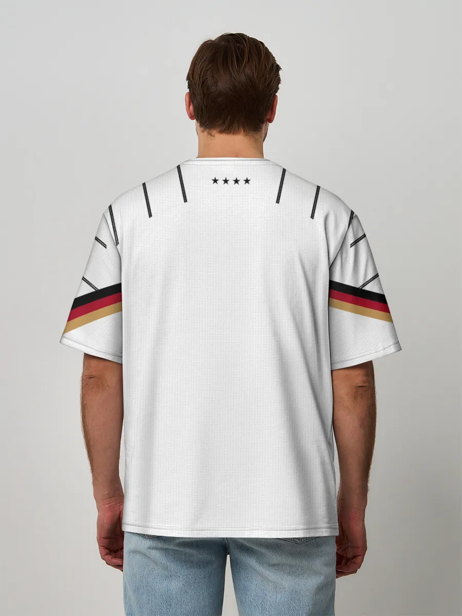 Мужская футболка оверсайз / Germany home 2020 EURO