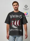 Мужская футболка оверсайз / Vikings Valhalla