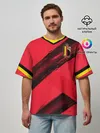 Мужская футболка оверсайз / Belgium home EURO 2020