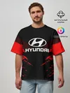 Мужская футболка оверсайз / HYUNDAI SPORT COLLECTION