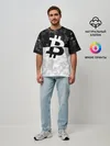 Мужская футболка оверсайз / BITCOIN Black Collection