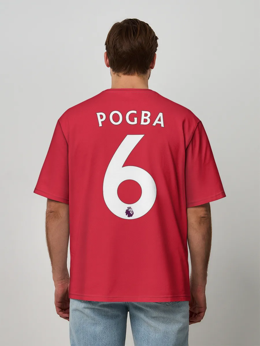 Мужская футболка оверсайз / Pogba home 19-20