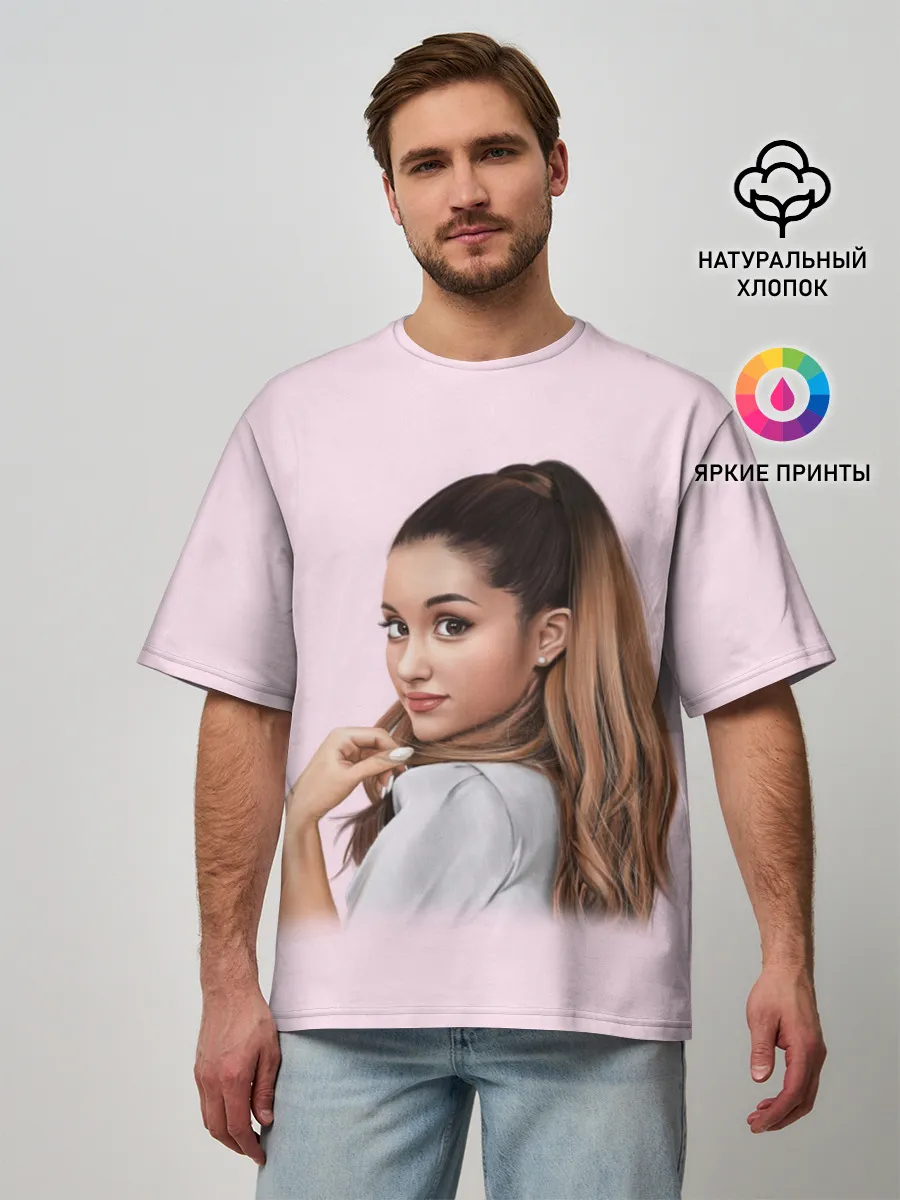 Мужская футболка оверсайз / Ariana art